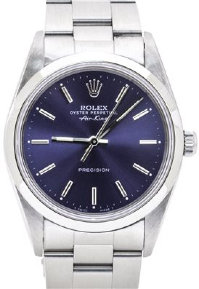 Steel on Oyster Rolex Air King 14000 34 mm